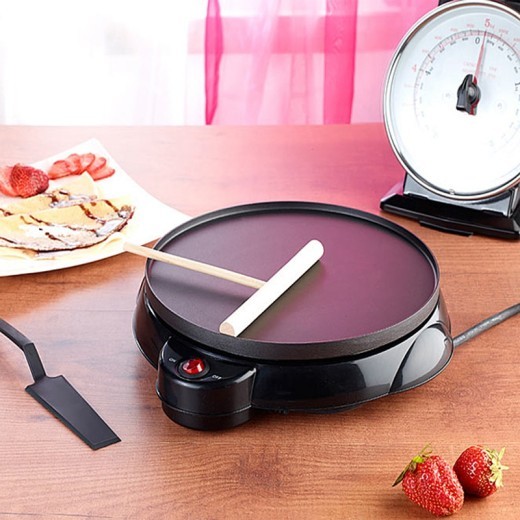 No smoking and non stick pan of pancake machine