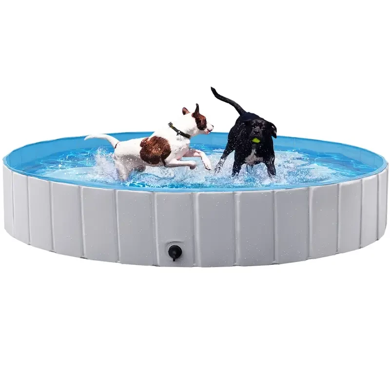 Costoffs Dog Pool - Foldable Portable Pet Bath Tub for Dogs and Cats, XXL