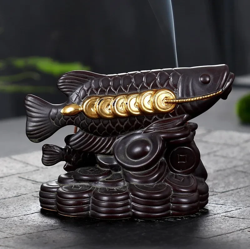 Ceramic Indoor Home Furnishing Decoration Arowana