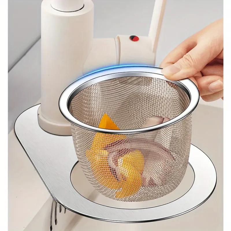 Swan-Neck Stainless Steel Kitchen Sink Strainer