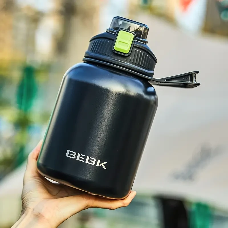 Heavy Duty Vacuum Flask - Insulated Water Bottles (50.72oz/84.54oz) for Hot and Cold Beverages