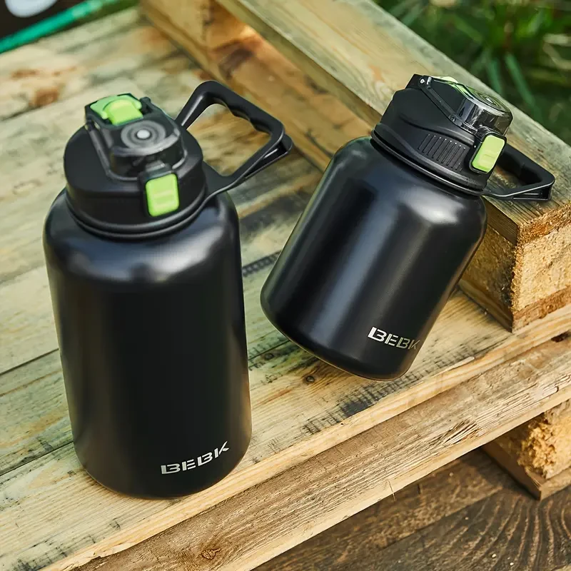 Heavy Duty Vacuum Flask - Insulated Water Bottles (50.72oz/84.54oz) for Hot and Cold Beverages