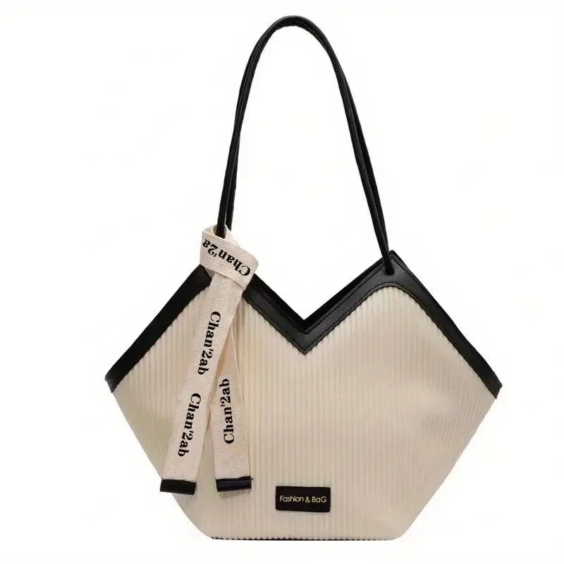 Stylish Love-Themed Faux Leather Tote
