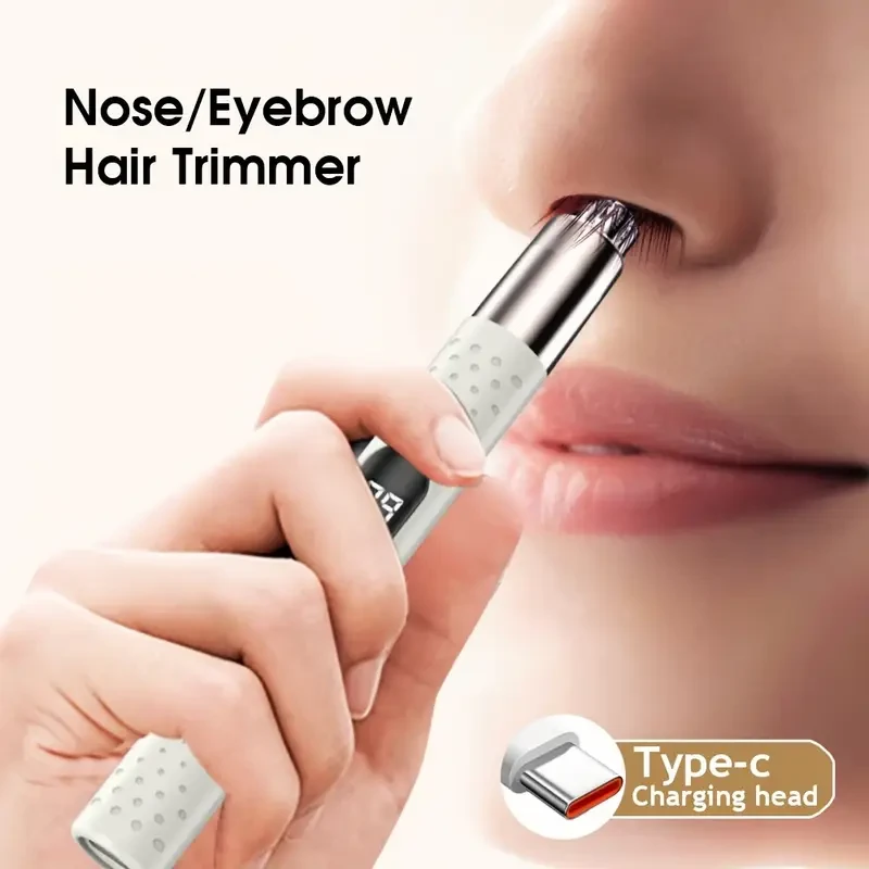 USB Rechargeable Nose & Eyebrow Hair Trimmer