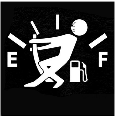 Funny Car Sticker Pull Fuel Tank Pointer Ef Fuel Tank Car Sticker Fuel Tank Vinyl Sticker Decal