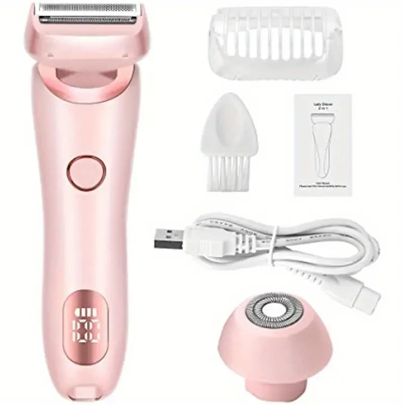 Painless Hair Removal Epilator - USB Rechargeable Womens Trimmer