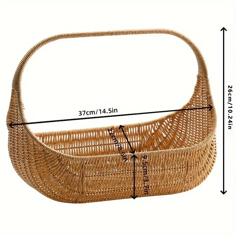 Handwoven Picnic Basket Deluxe