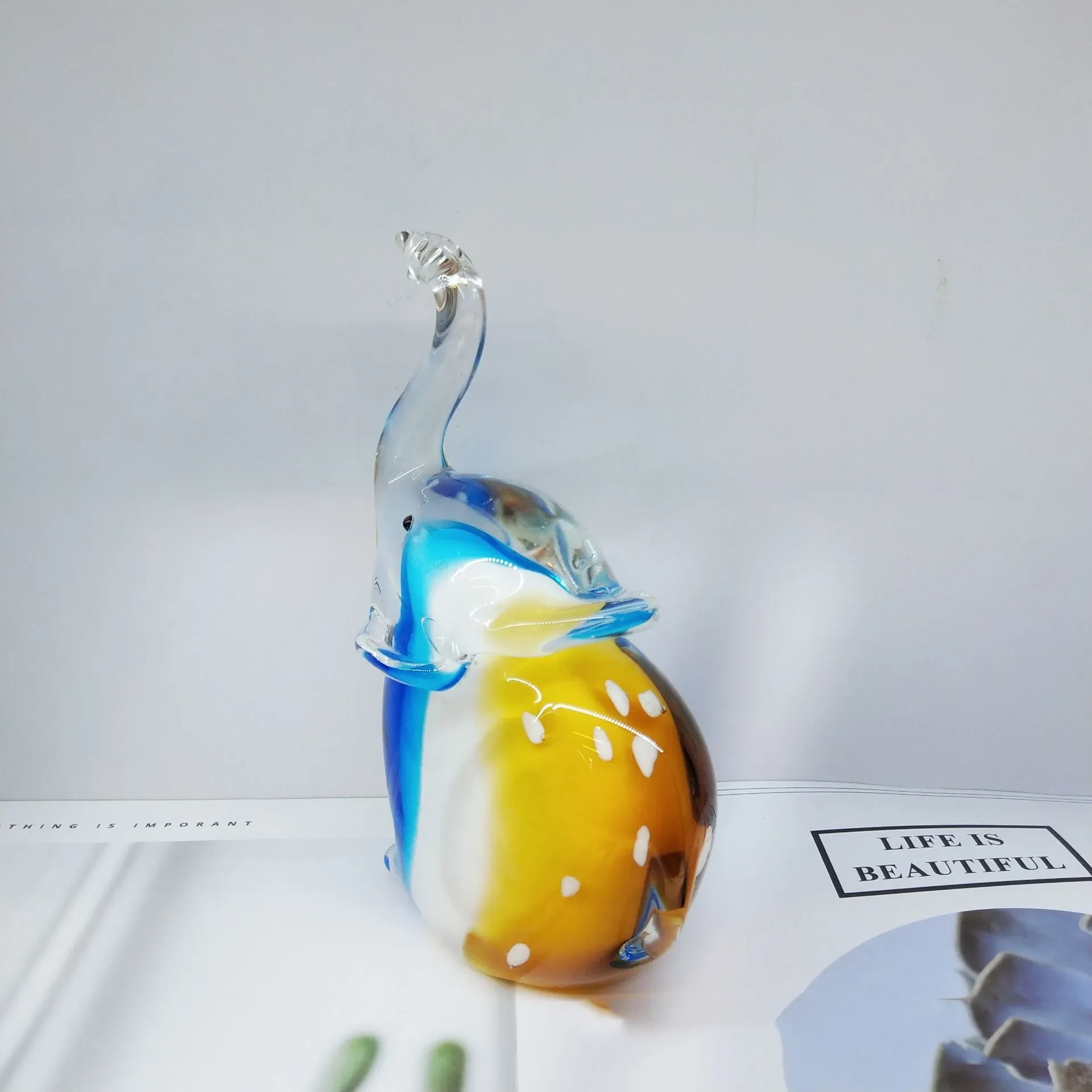 Blue Elephant Home Office Entrance Decoration
