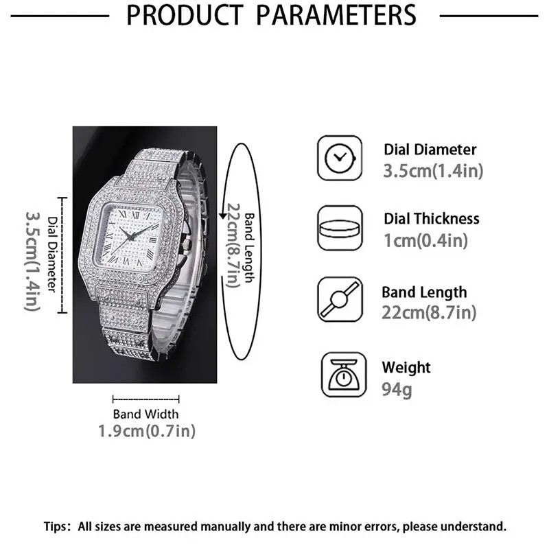 Luxury Diamond Gold Watch