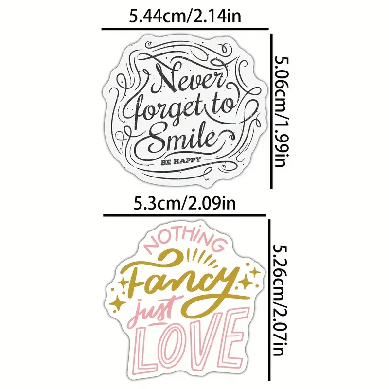 100pcs Inspirational Stickers Pack