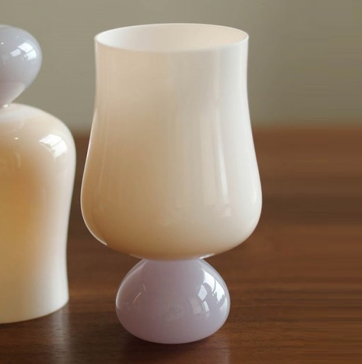 Valentine's Day Gift Milk Glass Water Cup