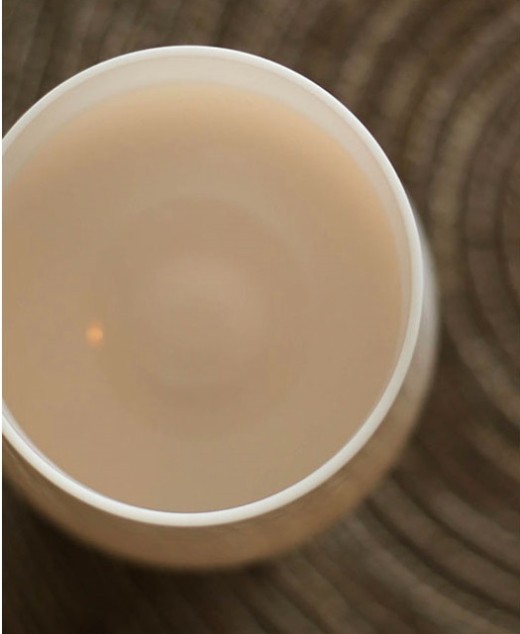 Valentine's Day Gift Milk Glass Water Cup