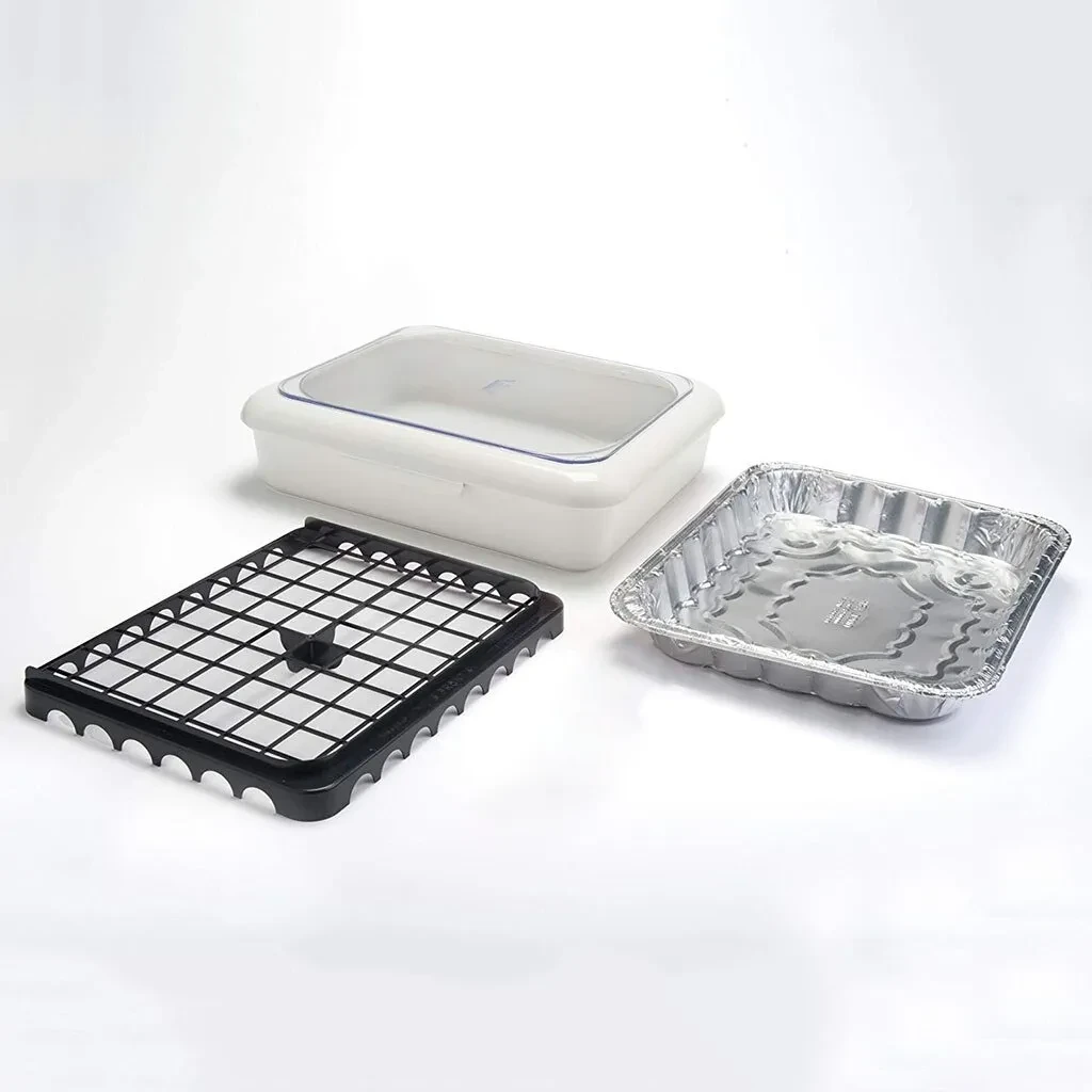 Portable casserole cutlery storage box