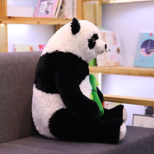 Panda Doll Toy Large Plush holding Bamboo Gift for Children kid