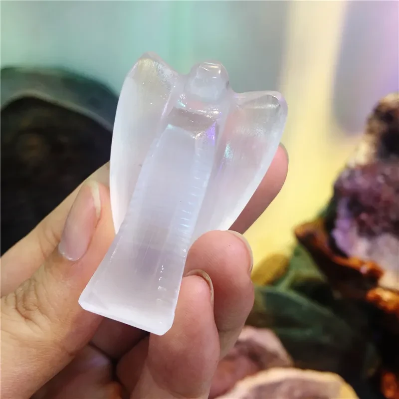 Angel Gypsum Energy Stone Light Gate Energy Crystal Angel