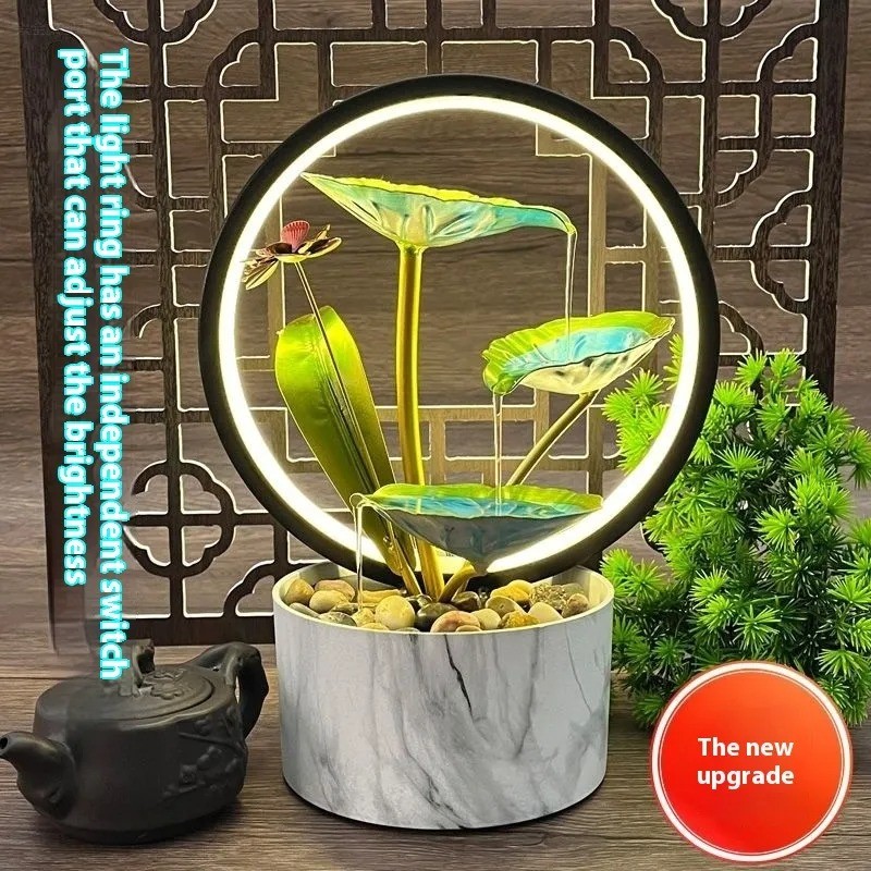 Minimalist Circulating Water Home Decor Ornaments