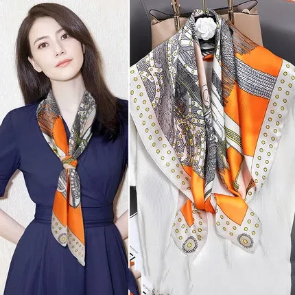 Women's New Geometric Square Scarves