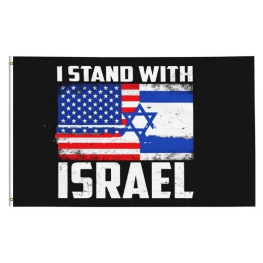 Stand With Israel Flag American Bandera