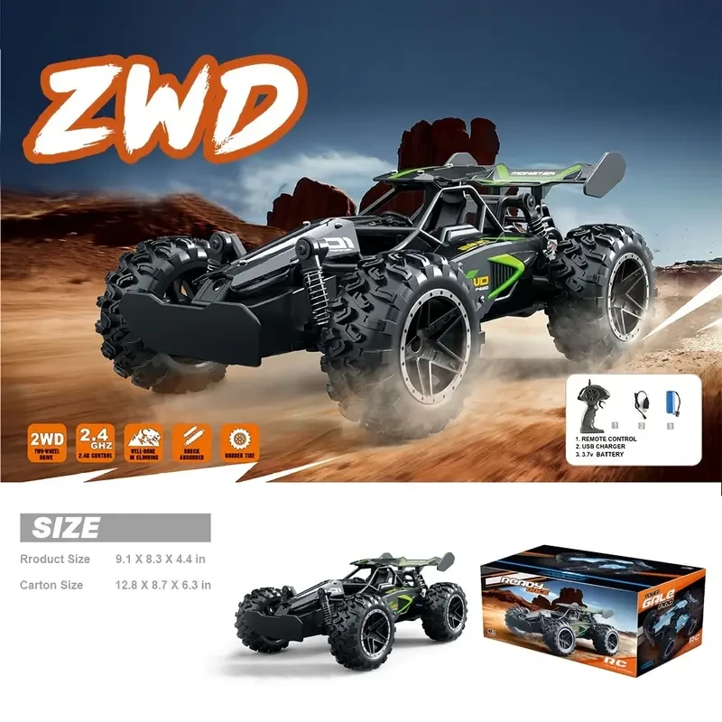 1:18 Scale High-Speed Off-Road 2.4G Remote Control Car