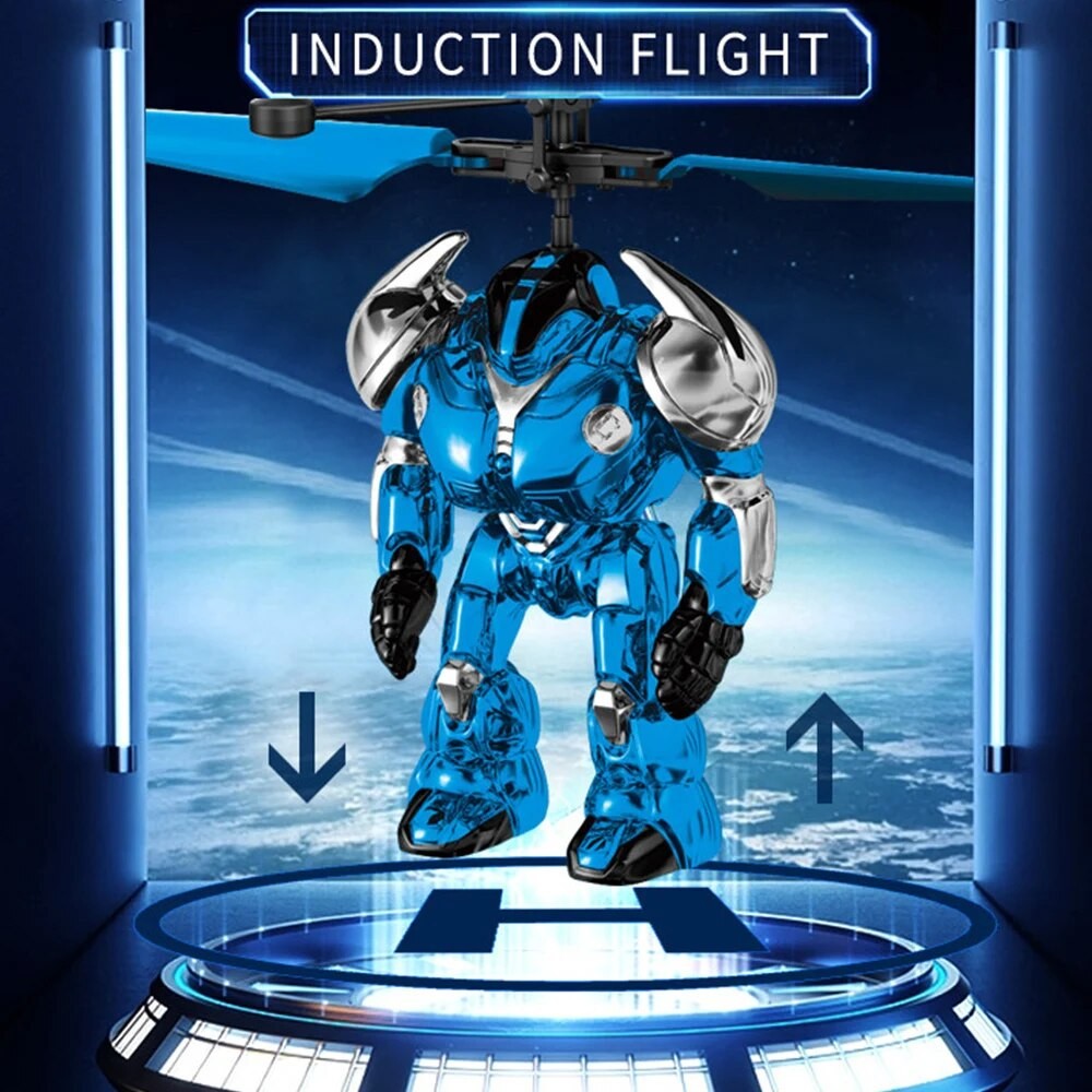 Intelligent Sensing Aircraft Mech Warrior Flying Robot