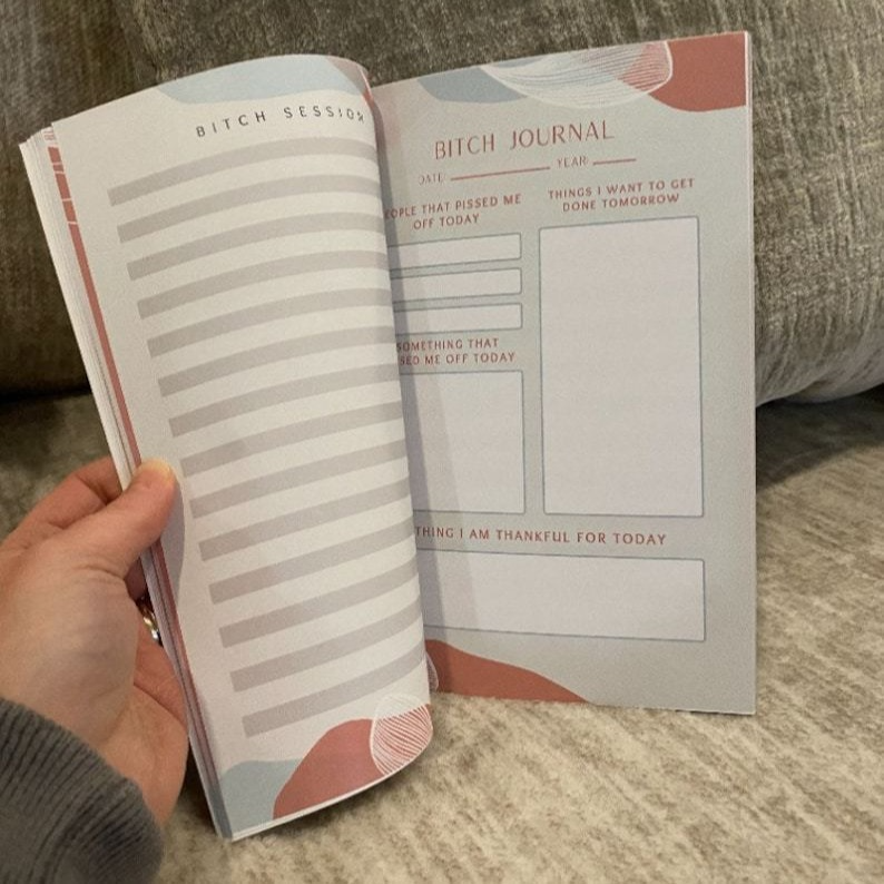 Self-help Stress Relief Diary - My B*tch Book