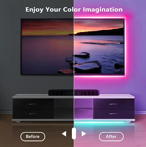 Tape Bluetooth USB LED Strip Light 5050 SMD 5V USB RGB Lights Flexible LED Lamp Tape Ribbon RGB Self-adhesive TV Desktop Diode