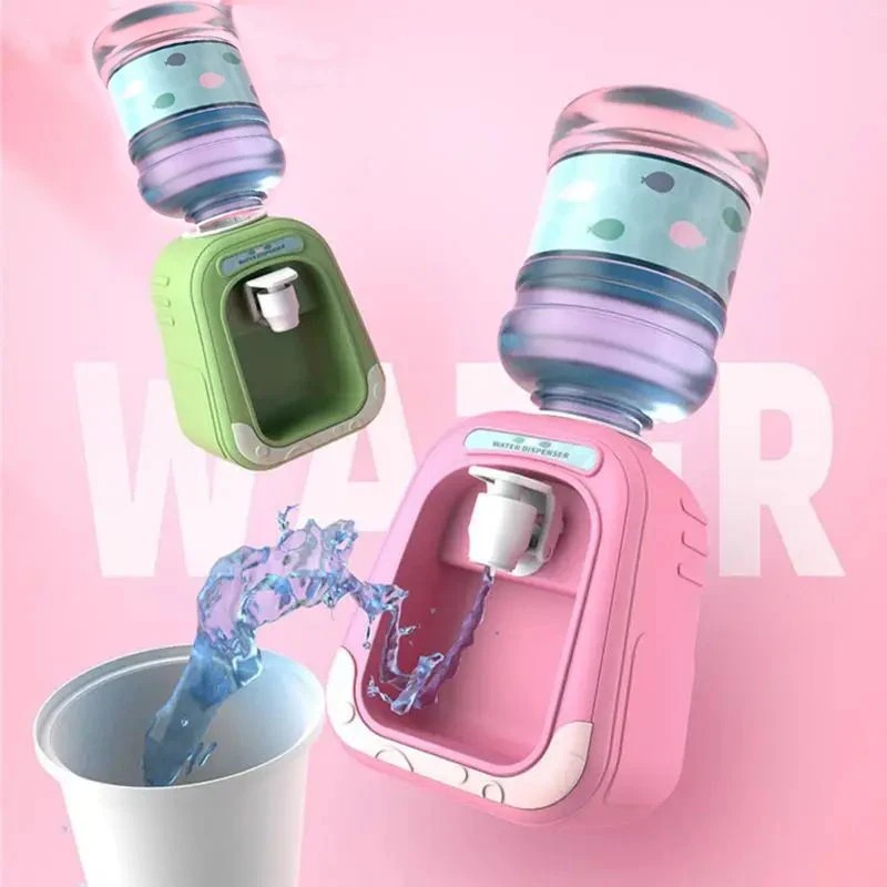 Mini Water Dispenser for Children Cute Cartoon Drinking Fountain for Water, Juice & Milk