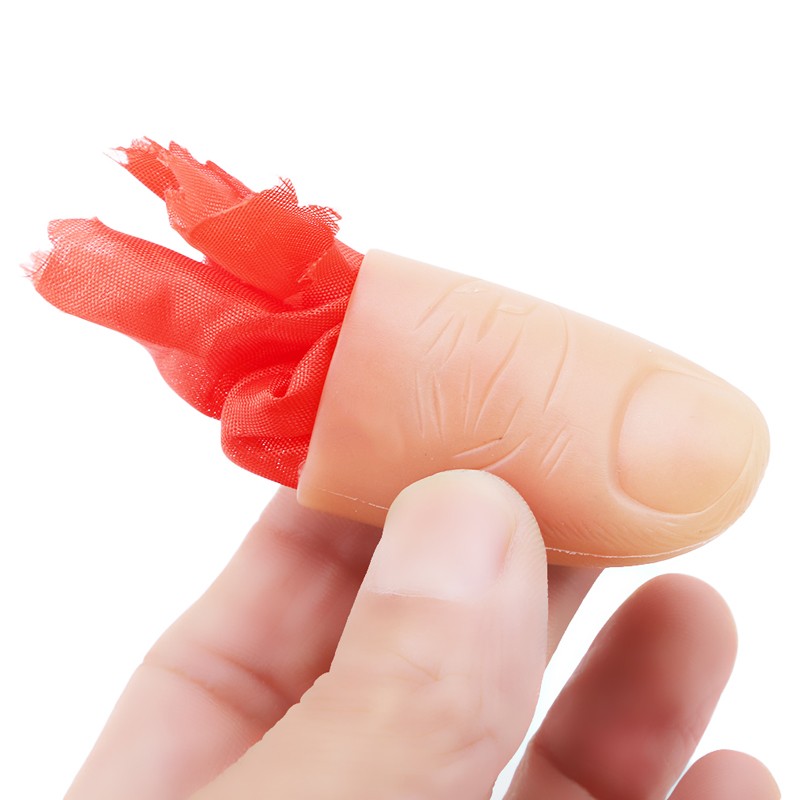 New Magic Trick Thumb Rubber  Close Up Vanishing & Appearing Finger Stage Magician Props