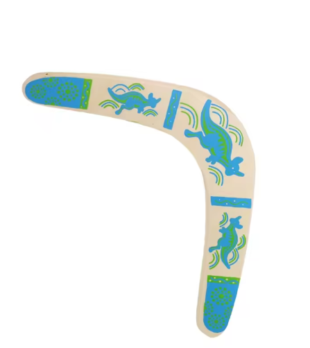 1PC New Kangaroo Throwback V Shaped Boomerang Flying Disc Throw Catch Outdoor Game