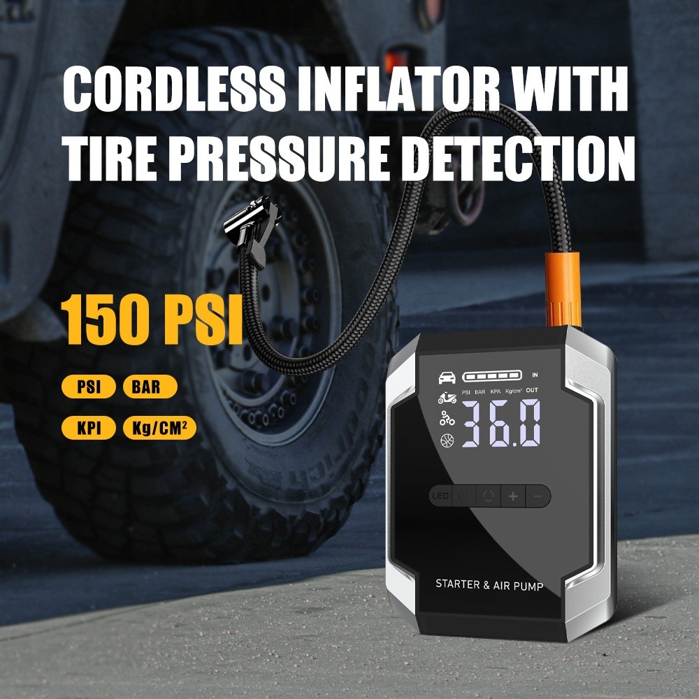 12v Automobile Emergency Start Power Source Inflatable