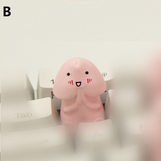 Cute Cartoon Expression Mechanical Keyboard