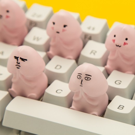 Cute Cartoon Expression Mechanical Keyboard