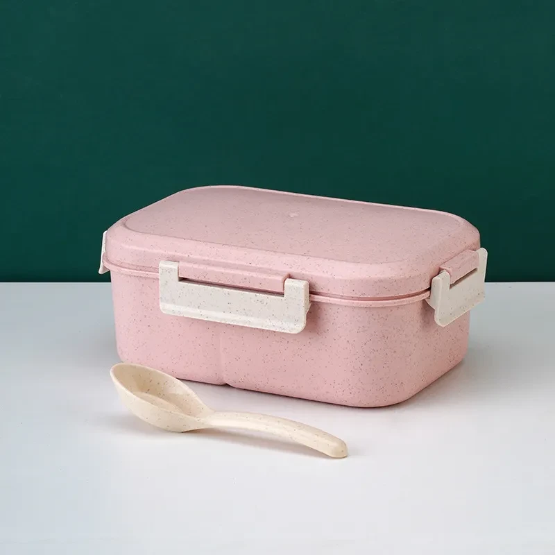 Large-capacity Portable Lunch Box In Pp Material That Can Be Microwaved To Heat The Student Canteen