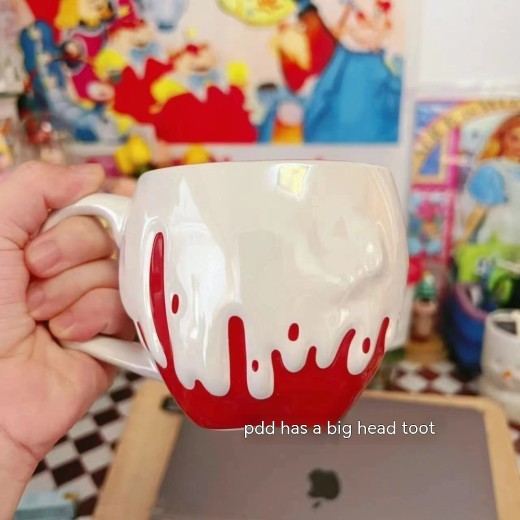 Anime Cartoon Cup High Beauty Gift Creative Ceramic Mug