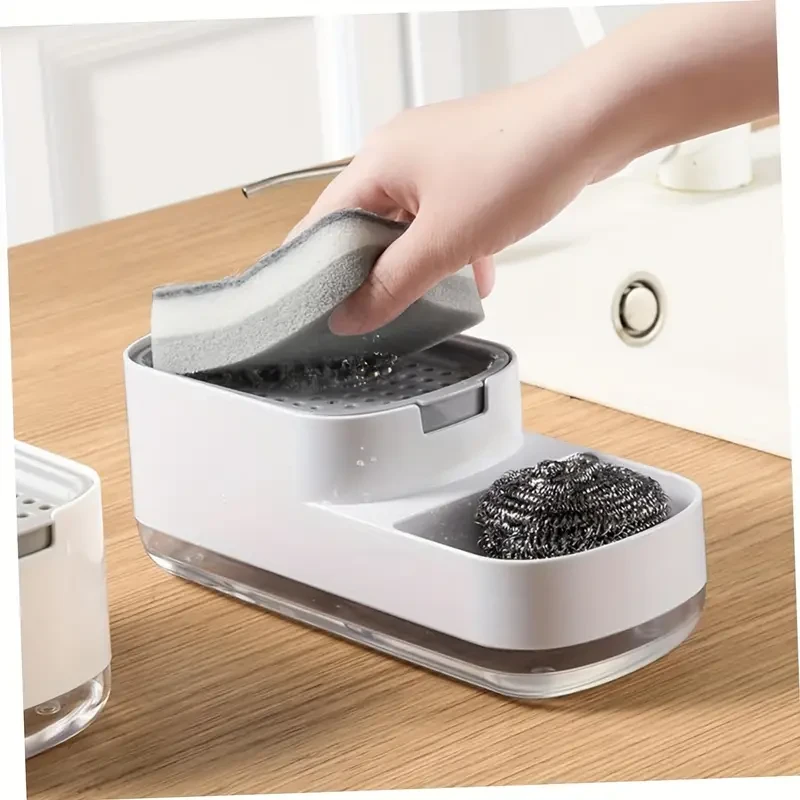 Stylish Countertop Caddy With Integrated Pump
