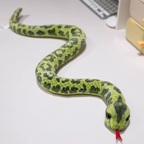 9 Kinds Simulation Snake Plush Toy Lifelike Anaconda Fake Snake Python Model Prank Doll Creative Room Decoration Birthday Gift