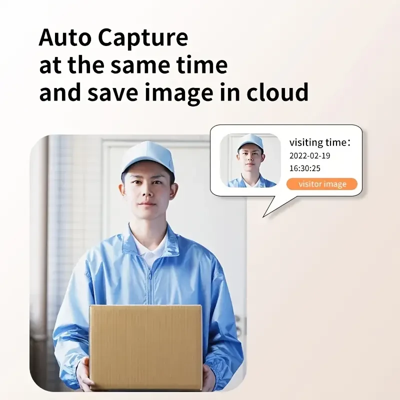 Wireless Video Doorbell with Camera - WiFi, Wide Angle, 2-Way Audio