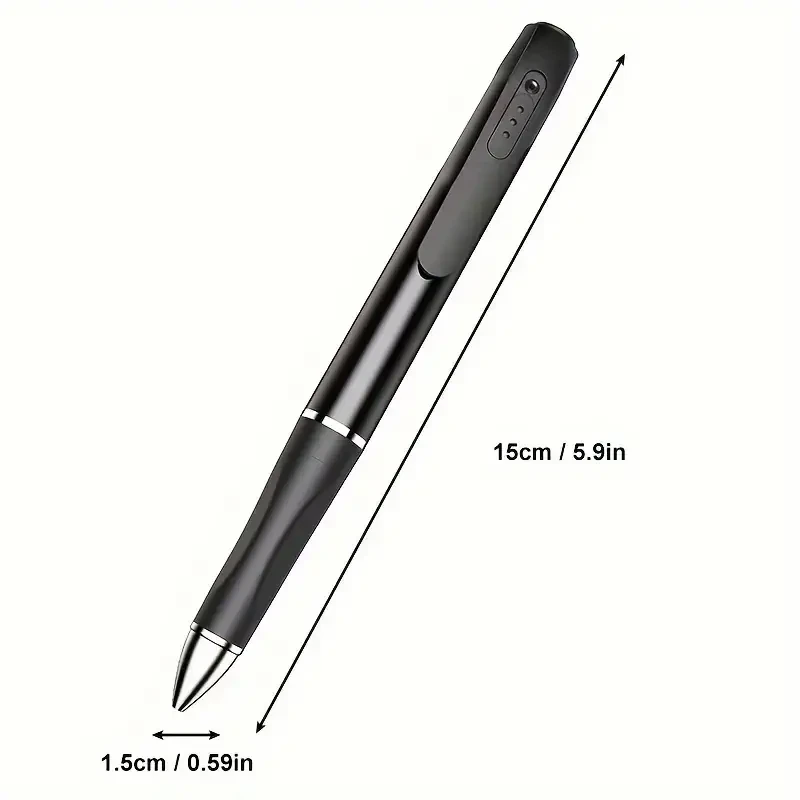 Portable 1080P HD Security Camera Pen - Mini Surveillance for Indoor/Outdoor Use
