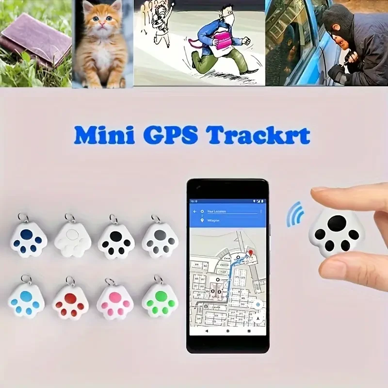 Mini Smart Dog Pets BT 5.0 GPS Tracker - Anti-Lost Alarm Tag