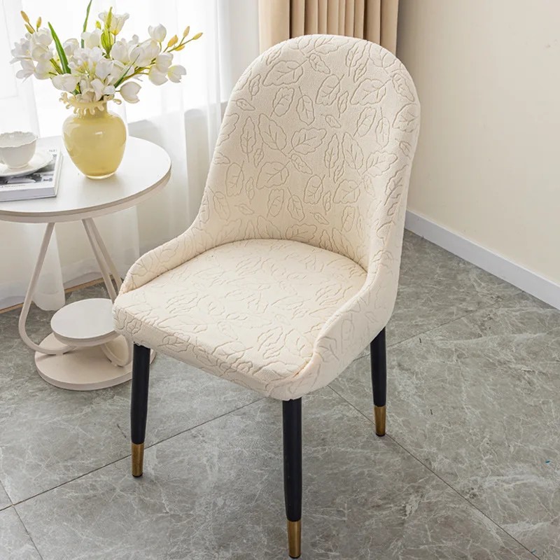 2024 New Modern Large Semi-Circular Curved Pineapple Chair with Armrests  Elastic Chair Cover for Household, Universal All-Year Comfort