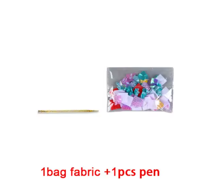 Children's Fabric Art Craze Poke Drawing Craft Toys Creative Puzzle Puncture Painting Poking Sticker Kids Birthday Gift For Girl