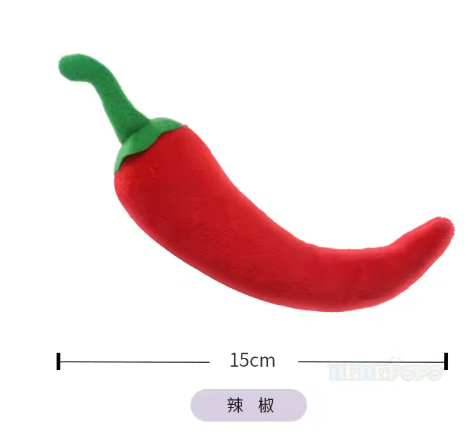 Fruits Vegetables Seafood Plush Toy Garlic Strawberry Broccoli Watermelon Pumpkin Soft Stuffed Plushie Doll Baby Education Toy