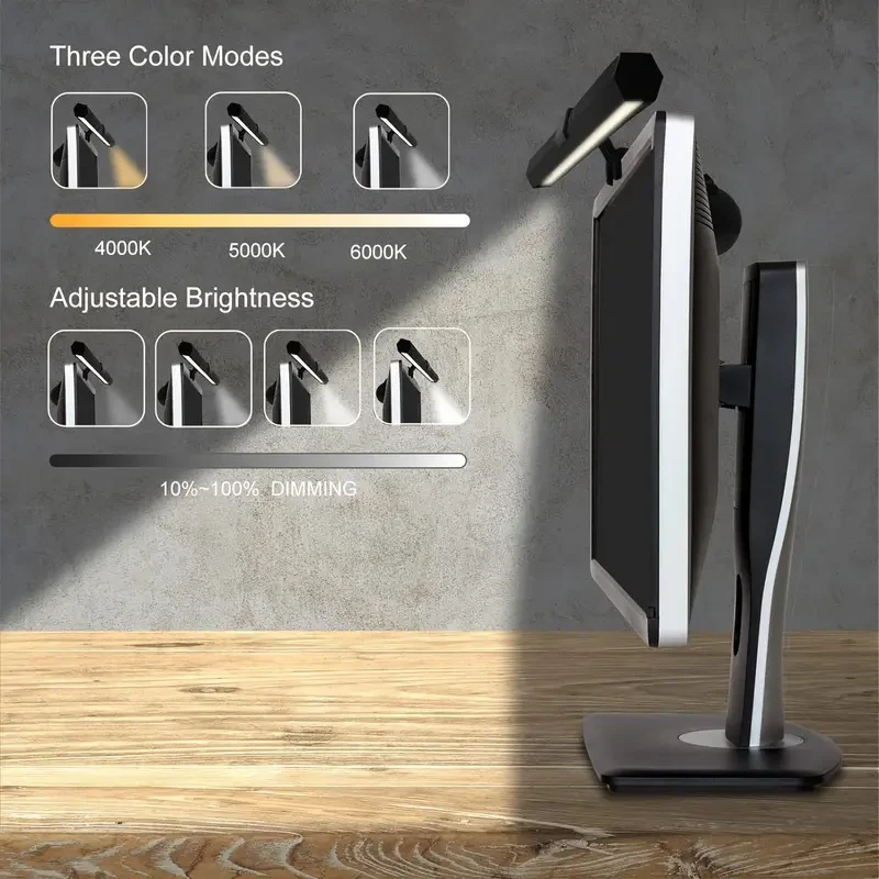 Adjustable LED Monitor Light Bar