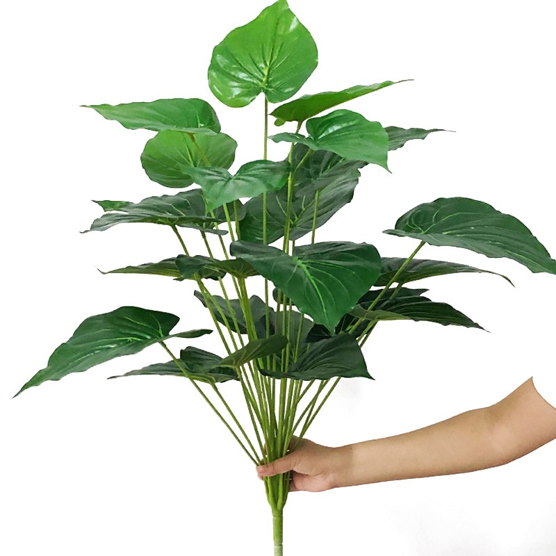 75cm 24 Forks Large Artificial Tropical Monstera Plant