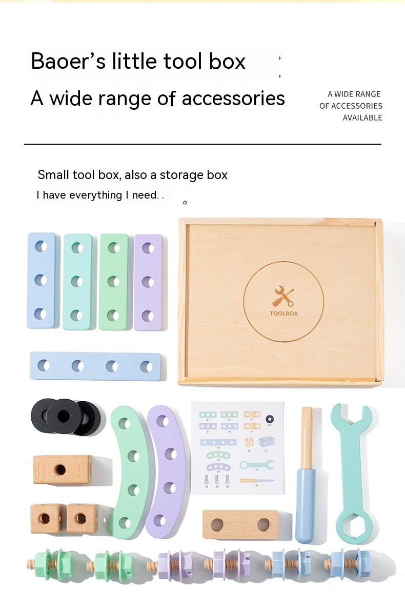 Children's Baby Nut Assembly And Disassembly Tool Box