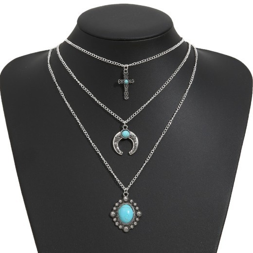 Fashion Simple Alloy Multi-layer Necklace