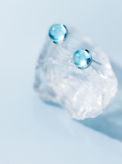 Gradient sky earrings