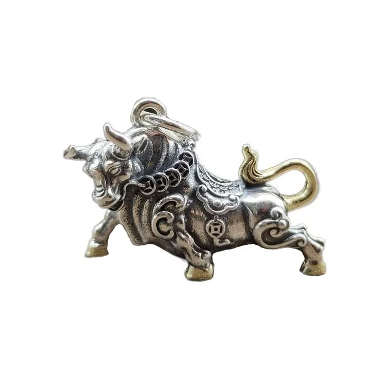 Sterling Silver Pendant Zodiac Year Ox Pendant