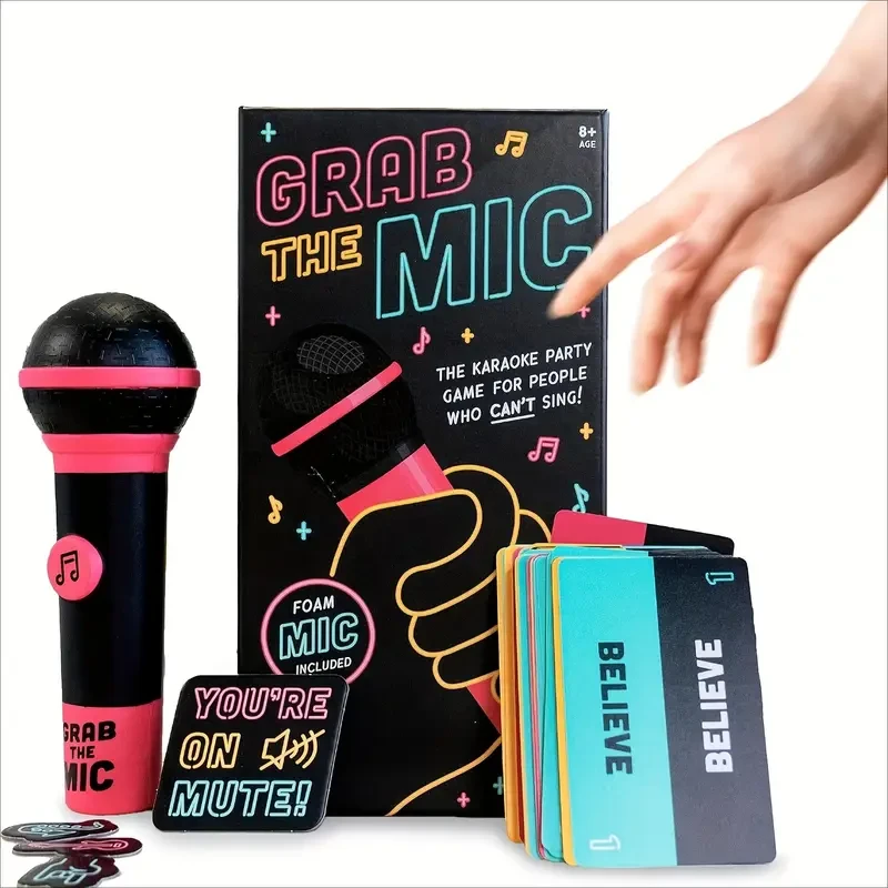 Lucky Egg Exciting Grab The Mic - The Family Karaoke Game