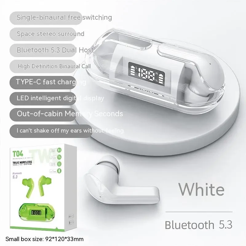 Wireless Digital Display Bluetooth Headset